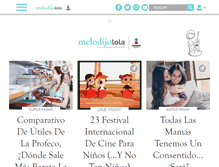 Tablet Screenshot of melodijolola.com